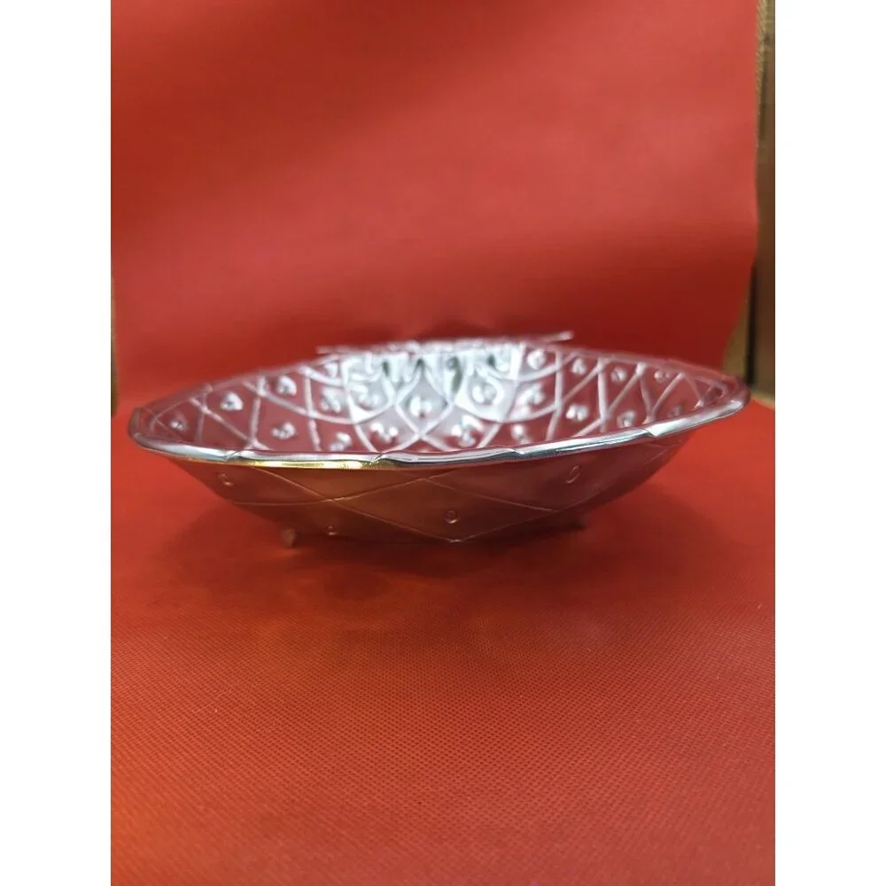 Arthur Court‎ Large Pineapple Chip & Dip Tray Tropical Party Beach House W Box